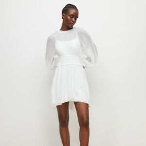 NWT All Saints Thallo Off White Fit & Flare Special Occasion Dress    Size 6